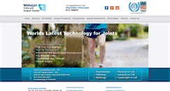 Desktop Screenshot of mahajanjointreplacement.com