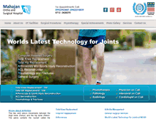 Tablet Screenshot of mahajanjointreplacement.com